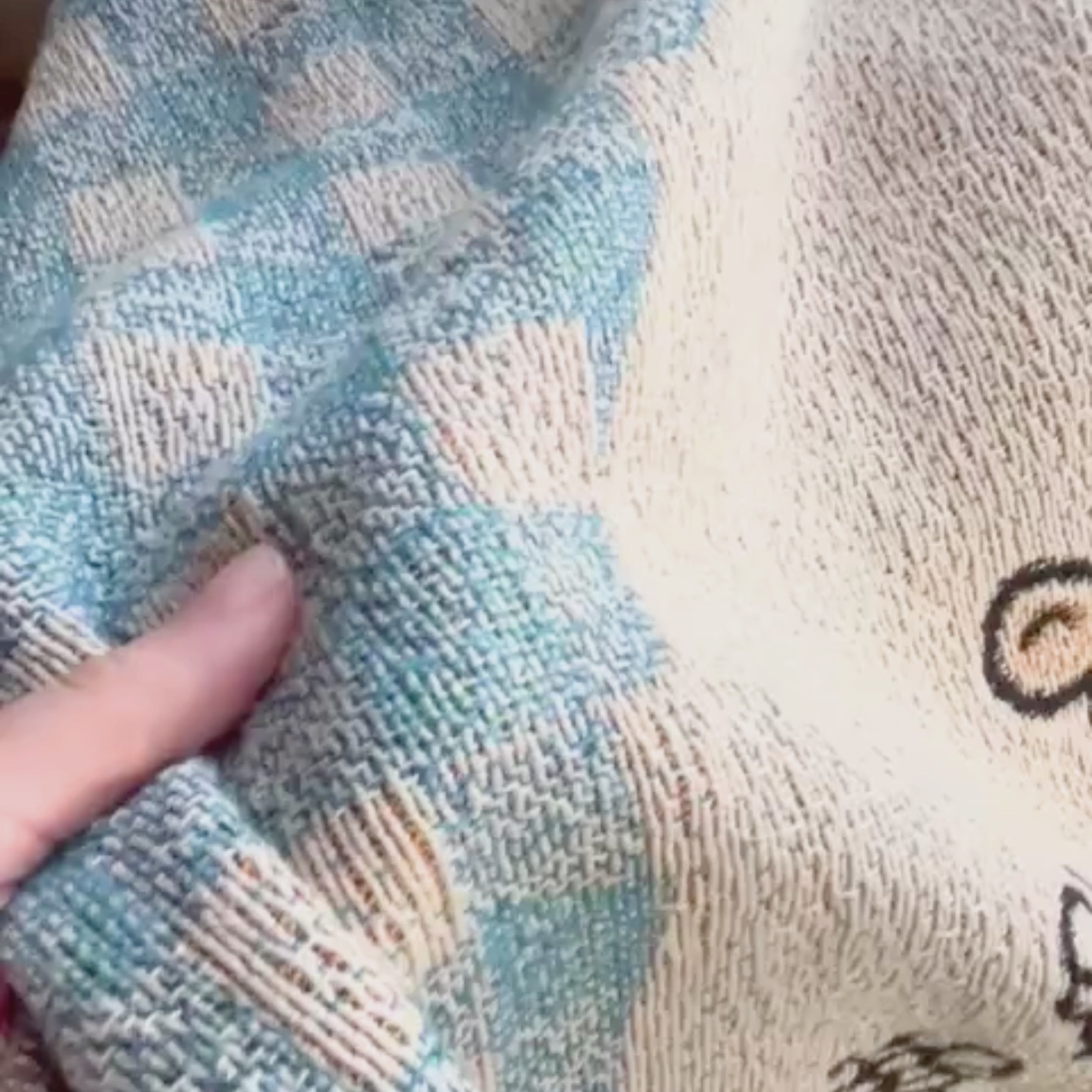 Winnie the Pooh Woven Baby Blanket